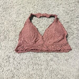 Hollister Lace Bralette in Mauve